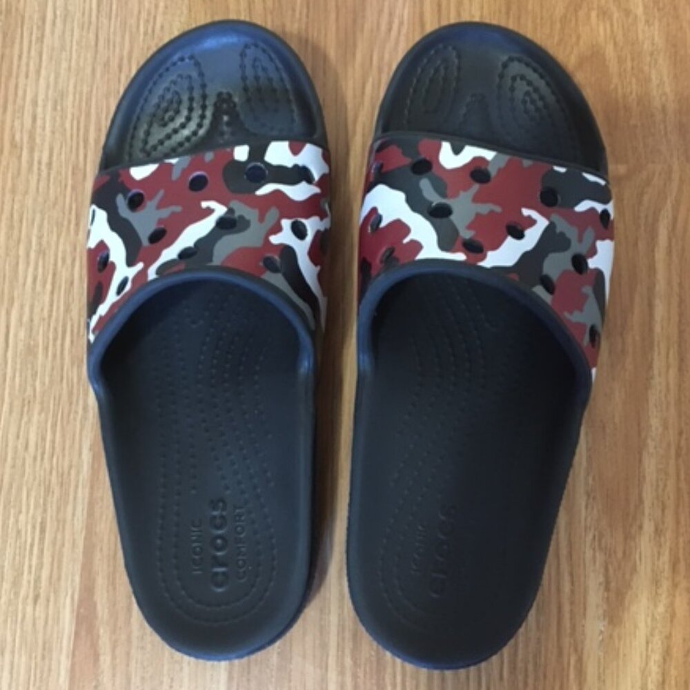 Kids' Classic Crocs Camo Slide